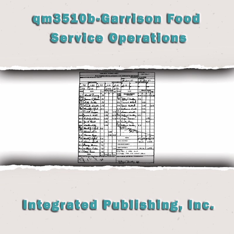 Garrison Food Service Operations